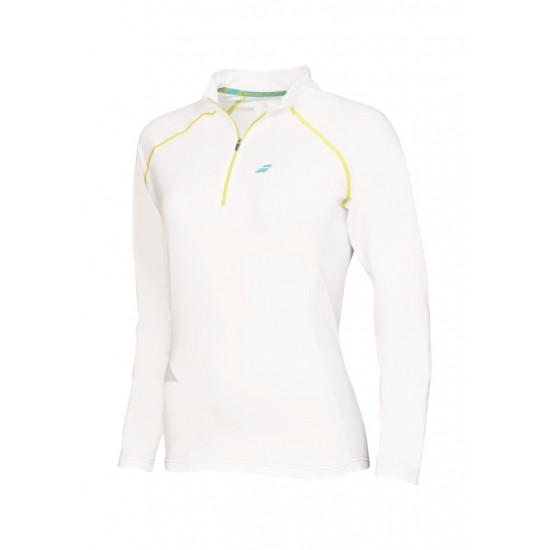 1/2 ZIP WOMEN WHITE