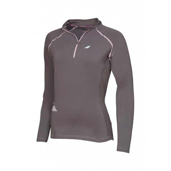 1/2 ZIP WOMEN BROWN
