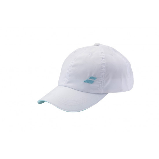 BASIC LOGO CAP white/turqe