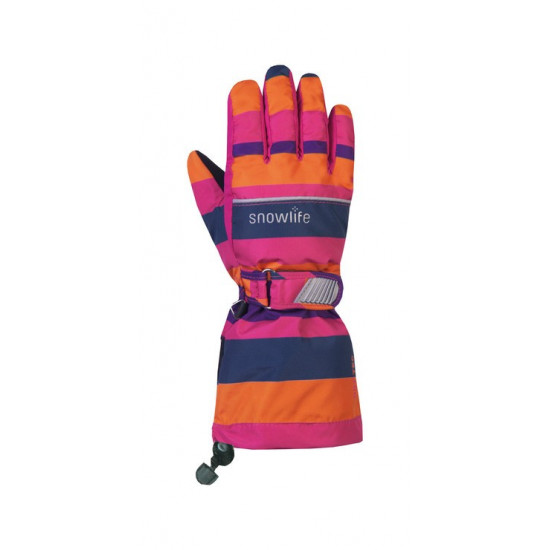 LONG CUFF DT KIDS GLOVE pink/navy