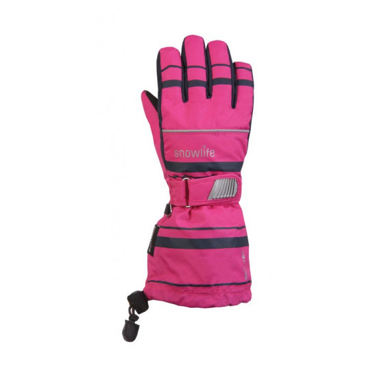 LONG CUFF DT KIDS GLOVE pink/navy