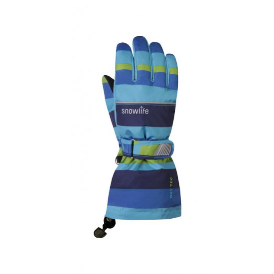 LONG CUFF DT KIDS GLOVE turque/navy/royal