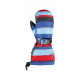 LONG CUFF DT KIDS MITTEN black/royal/blue