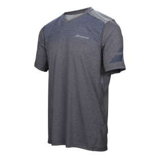 PERF V NECK TEE grey