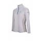 CORE 1/2 ZIP GIRL white