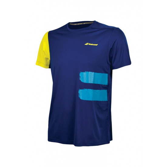 PERF CREW NECK TEE estate blue