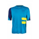 COMPRESSION TEE mosaic blue