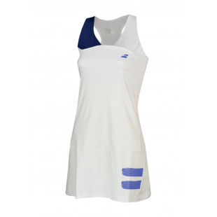 PERF RACERBACK DRESS white es.blue