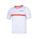 COMPETE CREW NECK TEE white/pumpkin