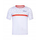 COMPETE CREW NECK TEE white/pumpkin