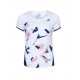 COMPETE CAP SLEEVE TOP white/es.blue