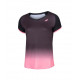 COMPETE CAP SLEEVE TOP black/pink