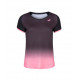 COMPETE CAP SLEEVE TOP black/pink