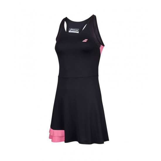 COMPETE DRESS black/pink