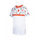 COMPETE CREW NECK TEE white/pumpkin