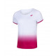 COMPETE CAP SLEEVE TOP white/red