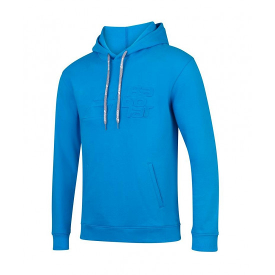 EXCERCISE HOOD SWEAT blue aster